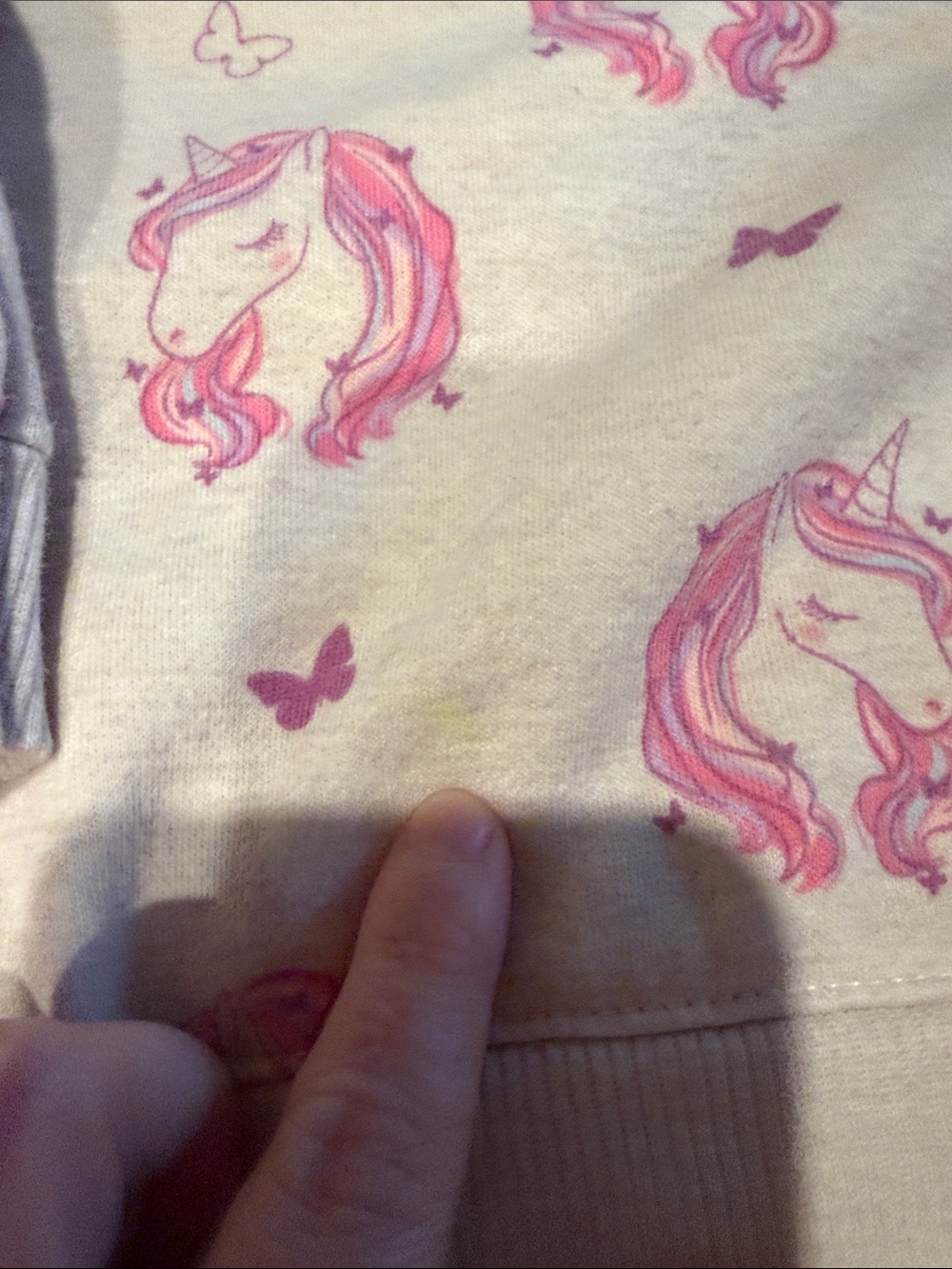 Pink Floral & White Unicorn Girls sweat sets - Picture 2 of 2